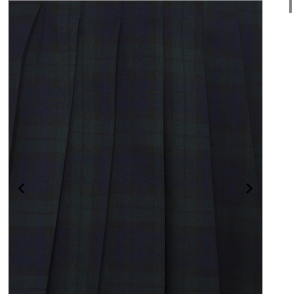 NWT Collectif Daria Blackwatch Pleated Mini Skirt - Picture 4 of 10